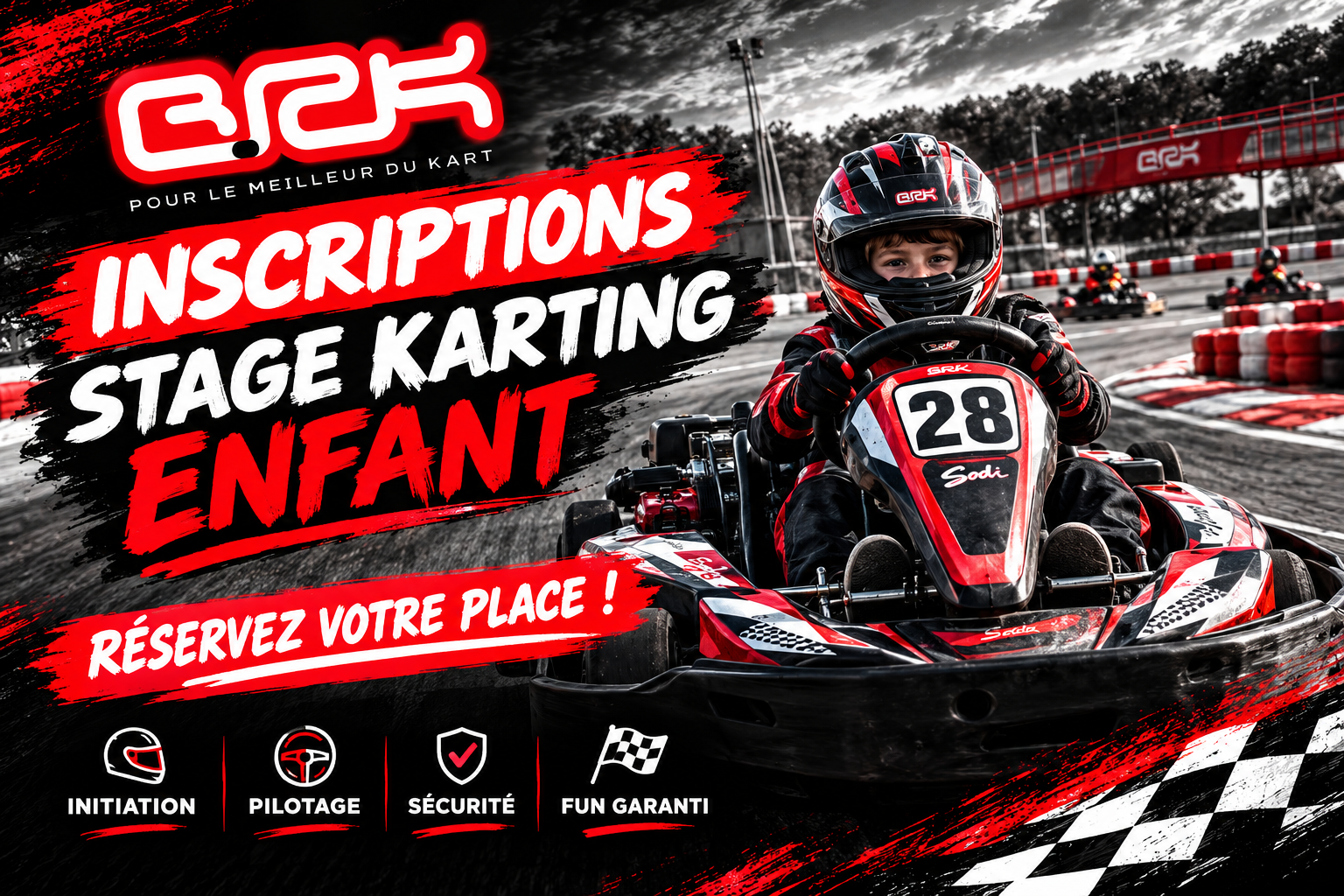 Stage karting enfant sensations garanties